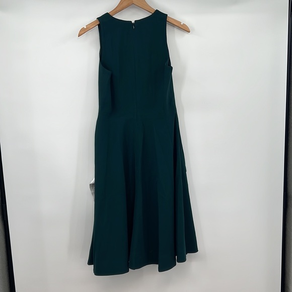 Dress The Population Dress Womens Medium Pine Green Catalina Cocktail Fit Flare - Picture 10 of 12